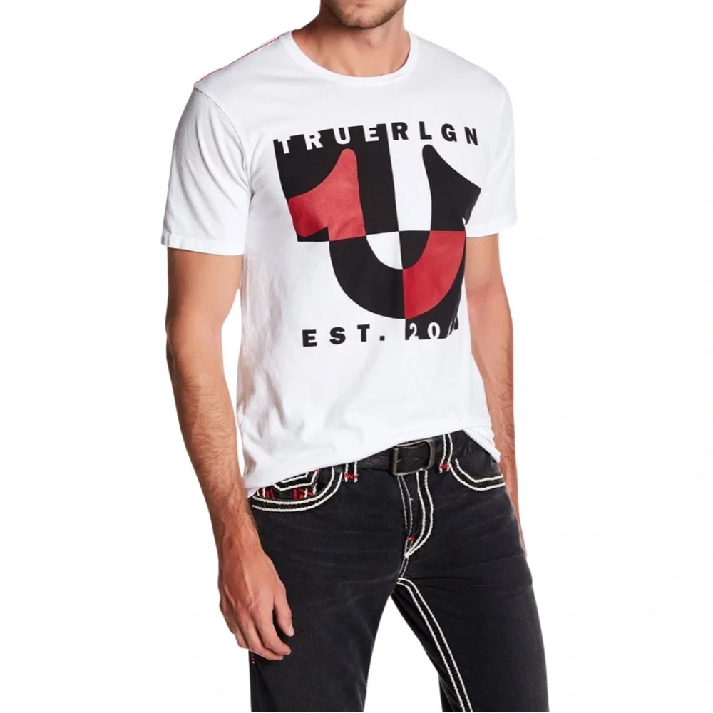 TRUE religion, horseshoe T-shirt Mens